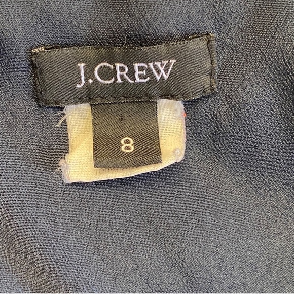 J. Crew Navy and White Polka Dot Midi Dress - Picture 4 of 4